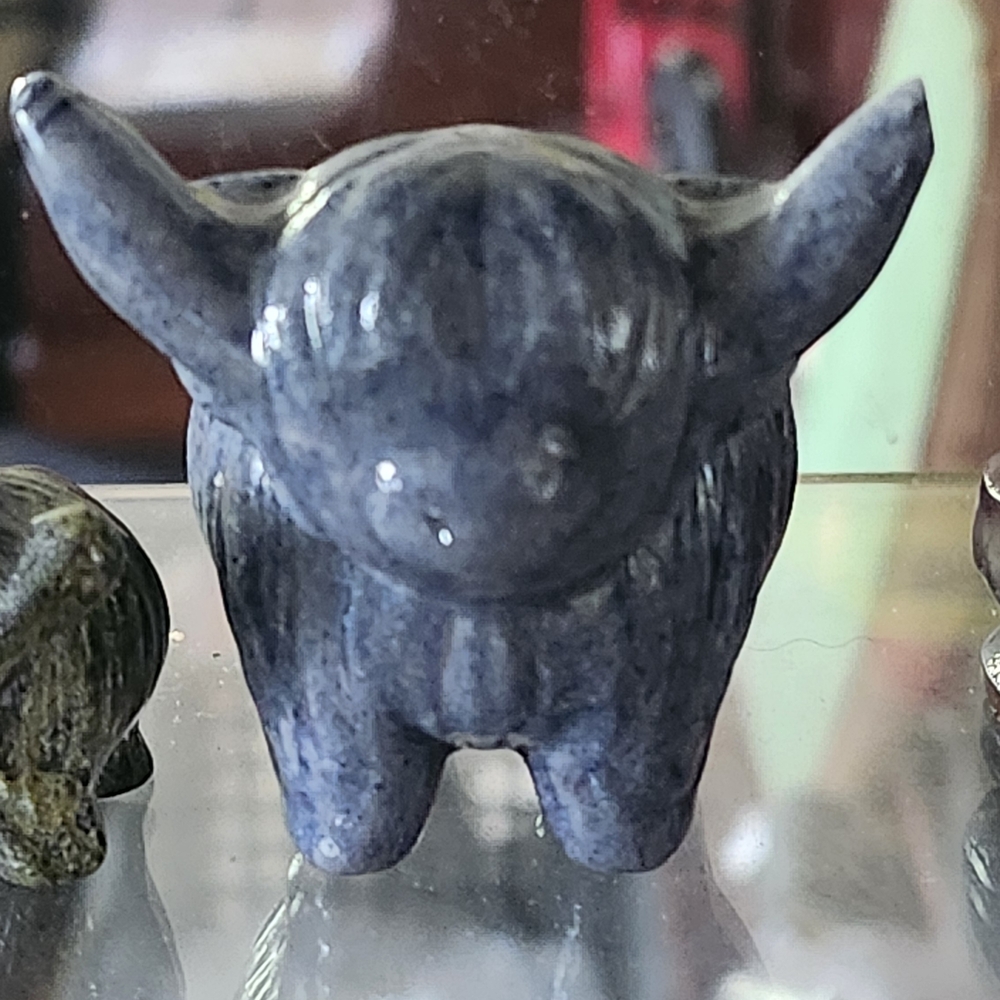Blue Aventurine Highland Cow